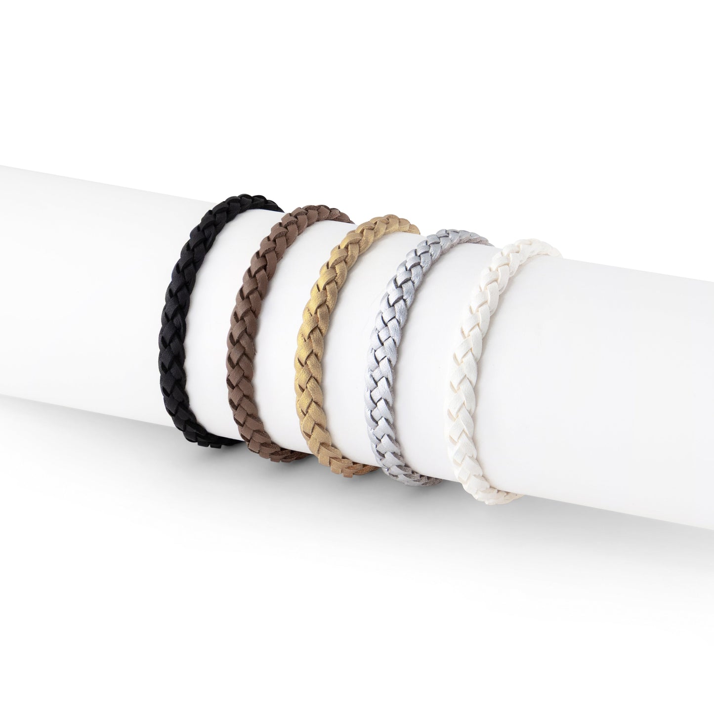 Repellent Bands – Pack of 5 (Black, Brown, White, Gold, Silver)