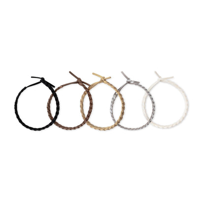 Repellent Bands – Pack of 5 (Black, Brown, White, Gold, Silver)