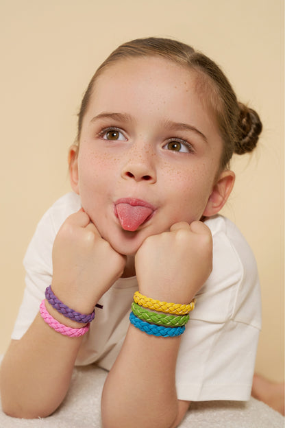 Repellent Bands – Pack of 5 (Pink, Blue, Green, Yellow, Purple)